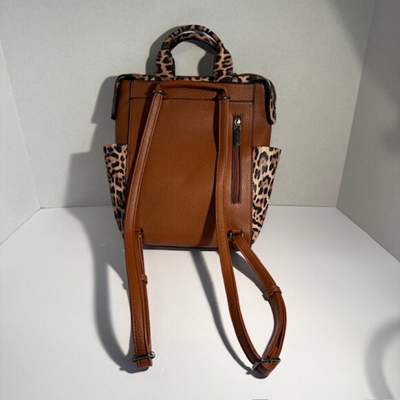 Wrangler Montana West Leopard Convertible Backpack Purse for Women Rugged - Picture 7 of 9